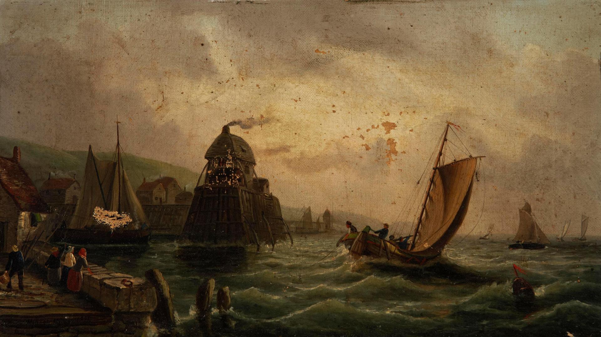 Harry Millson Hunt (1875-1900) - Seascape