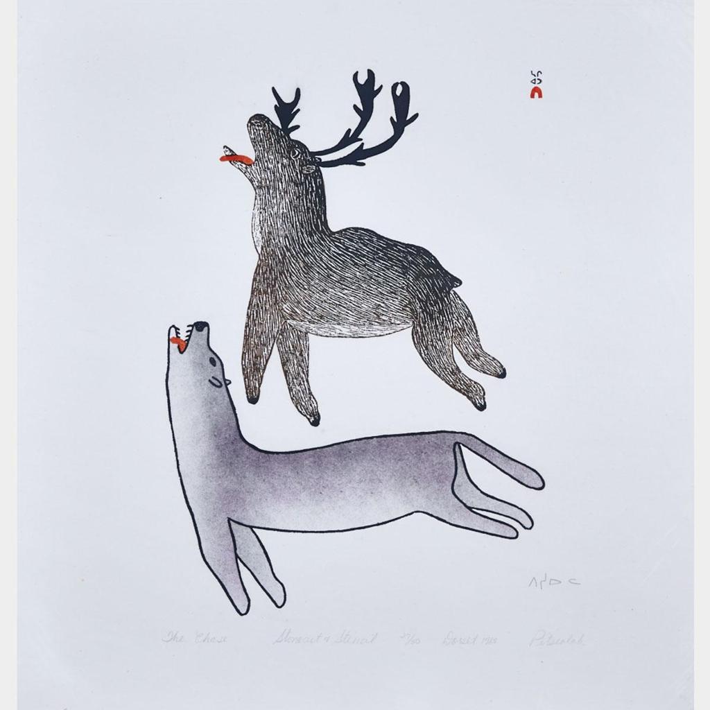 Pitseolak Ashoona (1904-1983) - The Chase