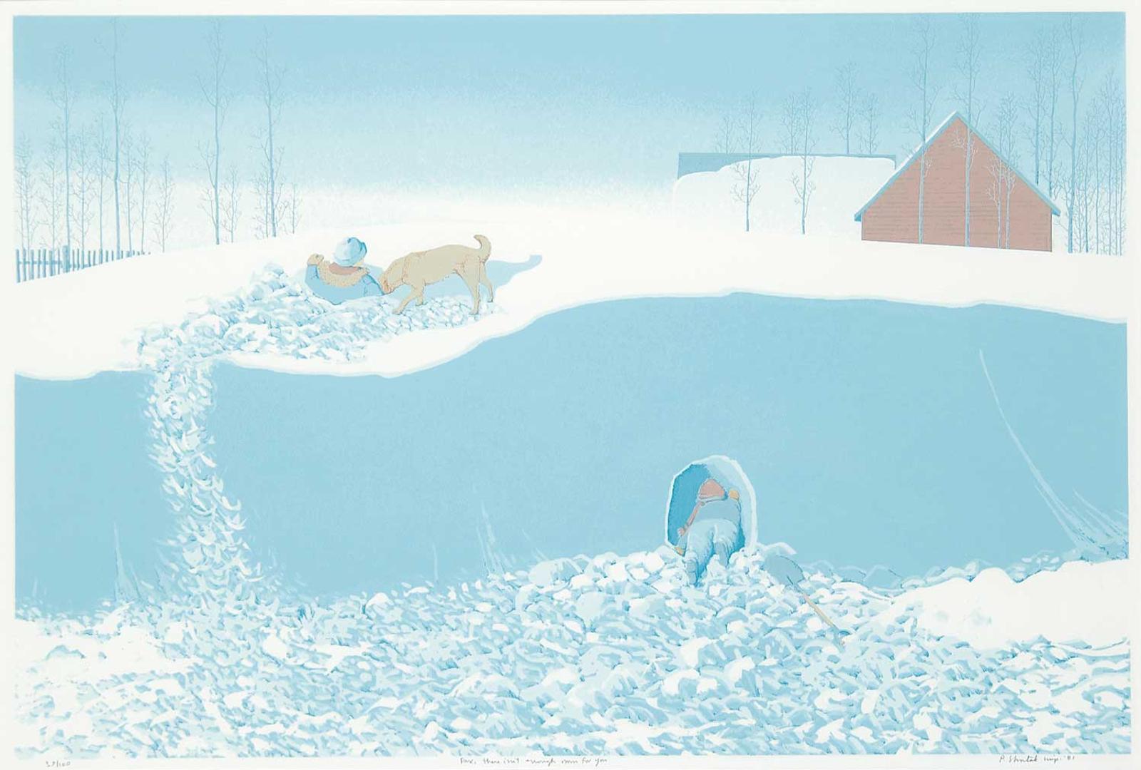 Peter Shostak (1943) - Rex There Isn't Enough Room for You  #39/100