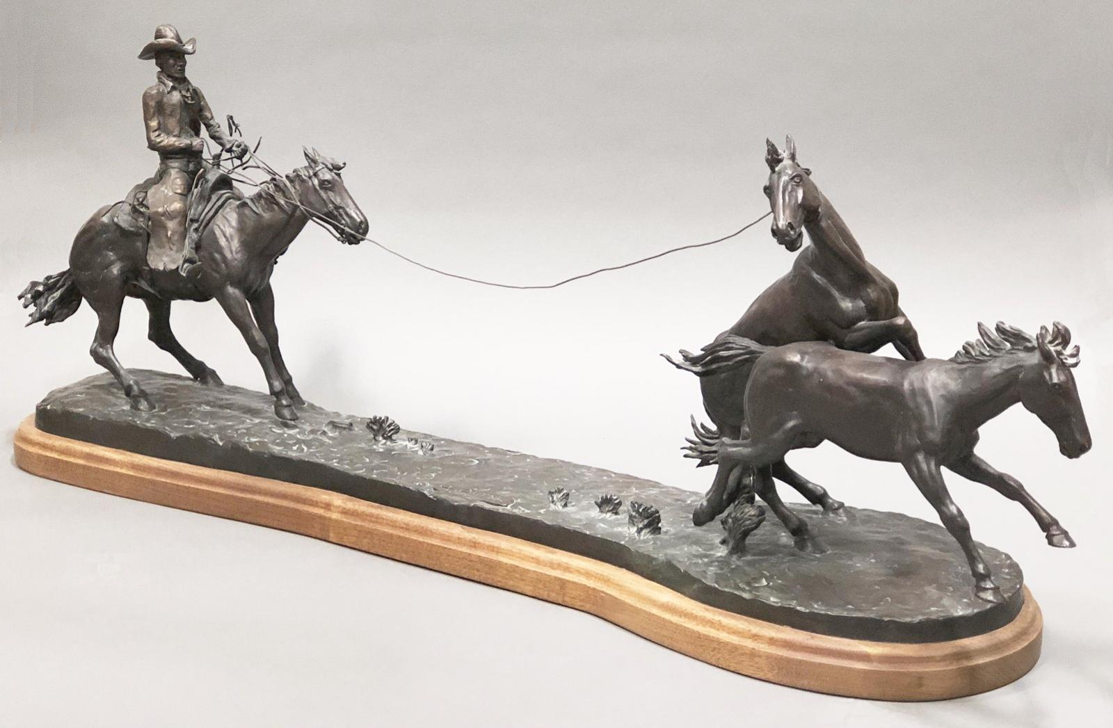 Clifton Roy (C. R.) Cheek (1937) - Roping Wild Mustangs; 1981