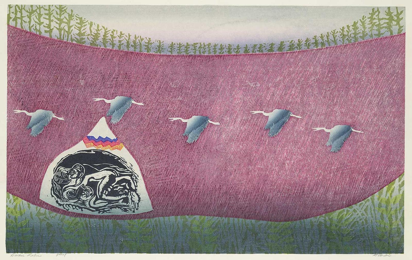 Noboru Sawai (1931-2016) - Swan Lake  #proof