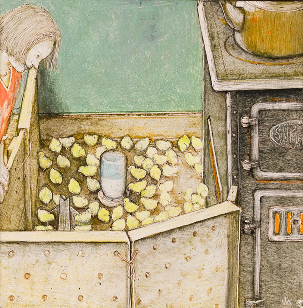William Kurelek (1927-1977) - Darling Fluffy Little Things
