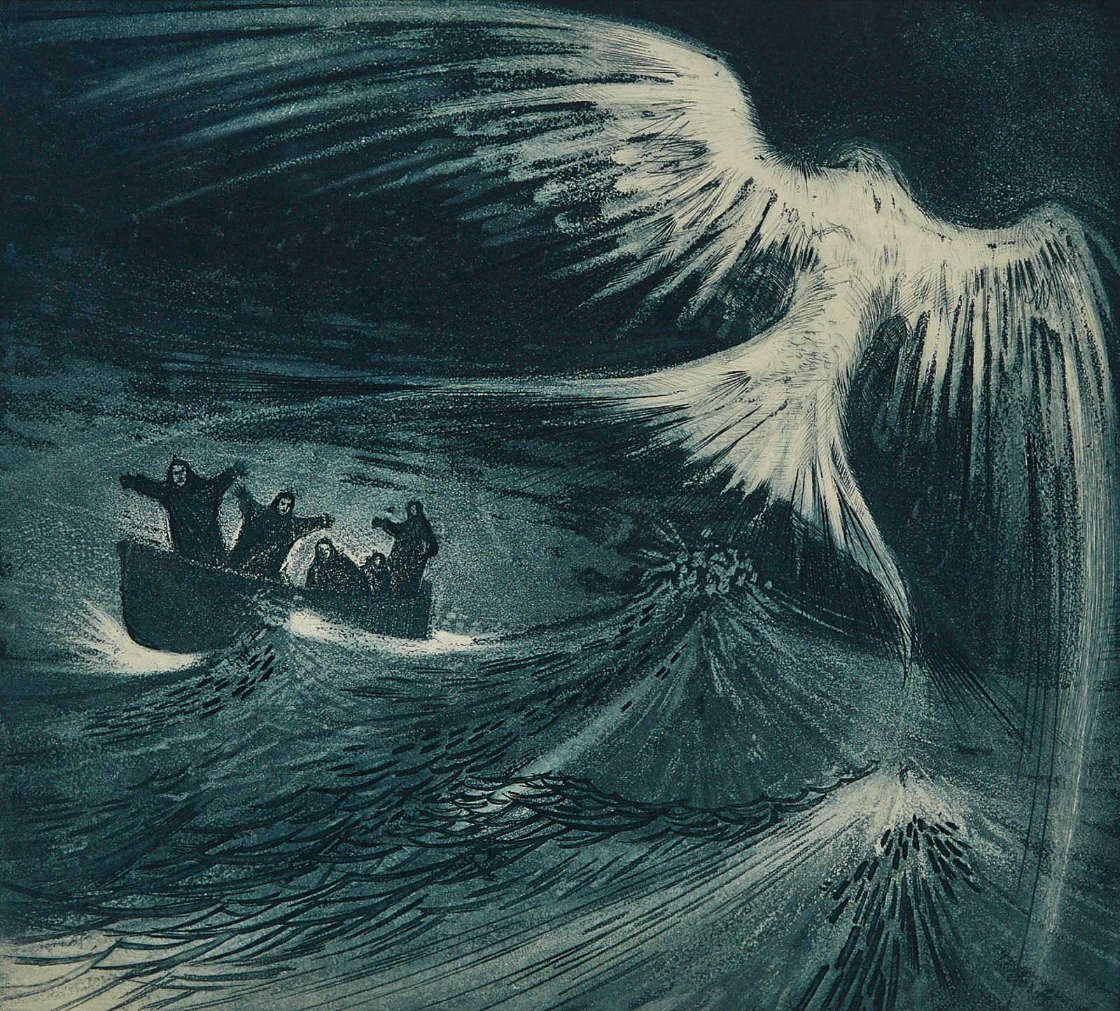 David Lloyd Blackwood (1941-2022) - Lost Party At Sea; The Sign, 1965