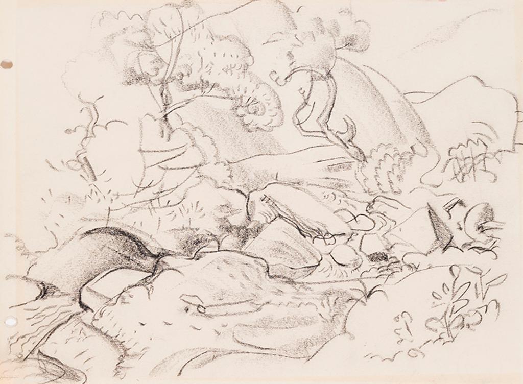Arthur Lismer (1885-1969) - Rocky Strip, South Africa