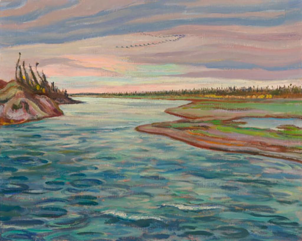 Alexander Young (A. Y.) Jackson (1882-1974) - Bear River, Evening, Eldorado