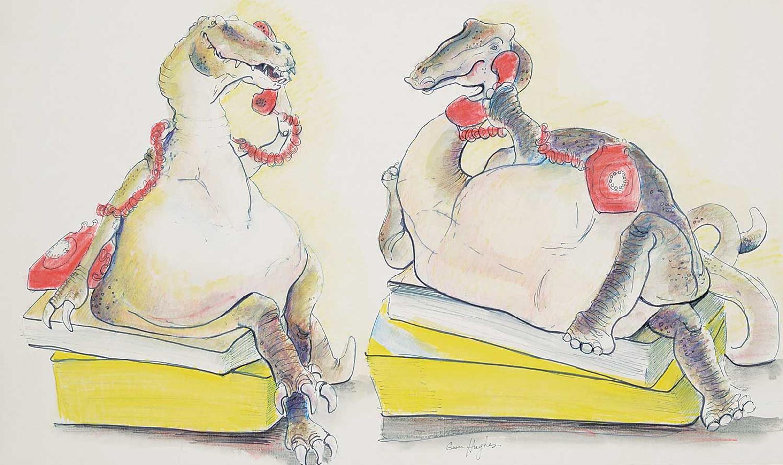 Gwen Hughes - Untitled - Dinosaur Chat