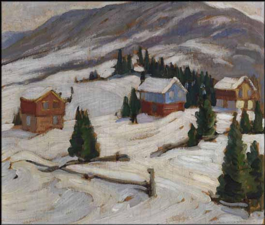Doris Jean McCarthy (1910-2010) - Winter, Que. - Laurentians