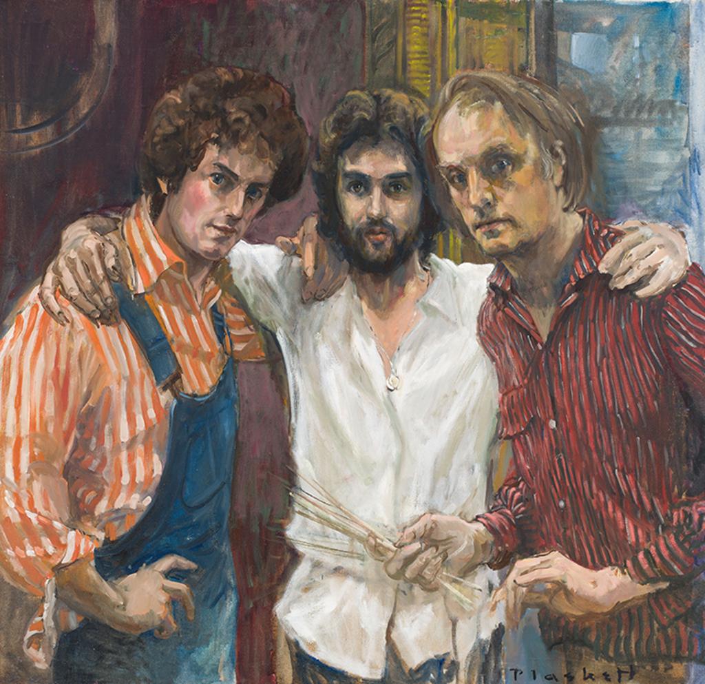 Joseph (Joe) Francis Plaskett (1918-2014) - Two Artists and Model