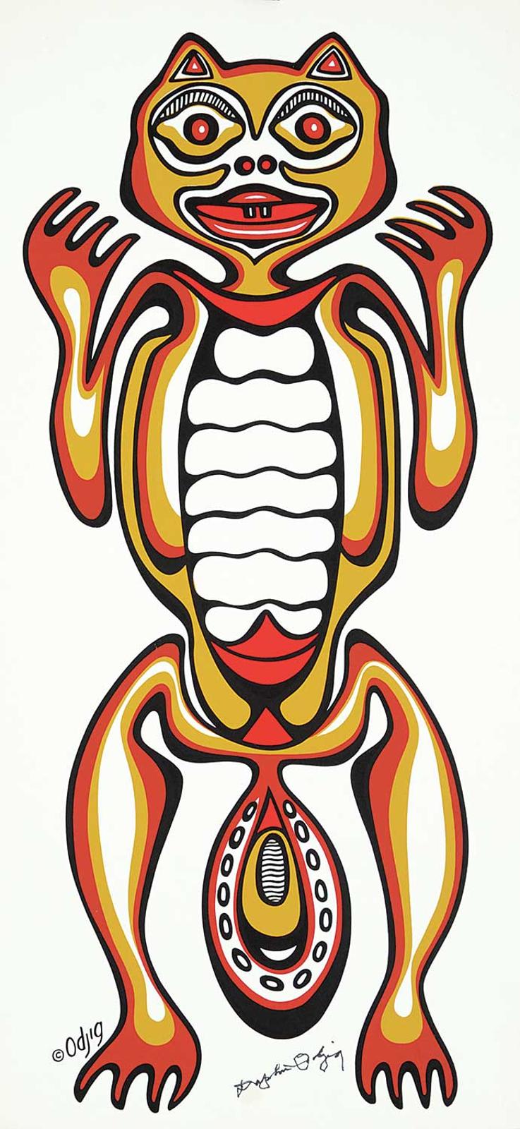 Daphne Odjig (1919-2016) - Untitled - Beaver Spirit