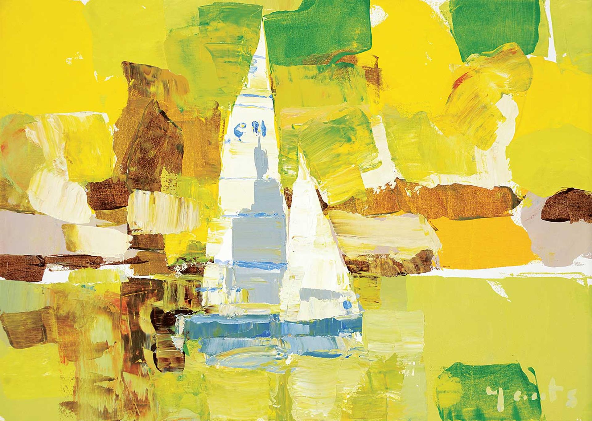 Craig Yeats (1951) - Untitled - Abstract Ship