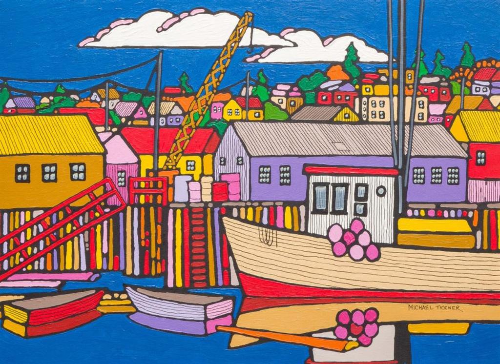 Michael A. Tickner (1947-2024) - Down at the Dock