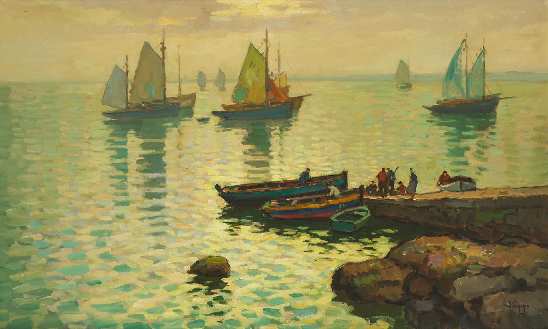 Bernardus (Ben) Petrus Viegers - De Kust Van Bretagne (The Coast Of Brittany)