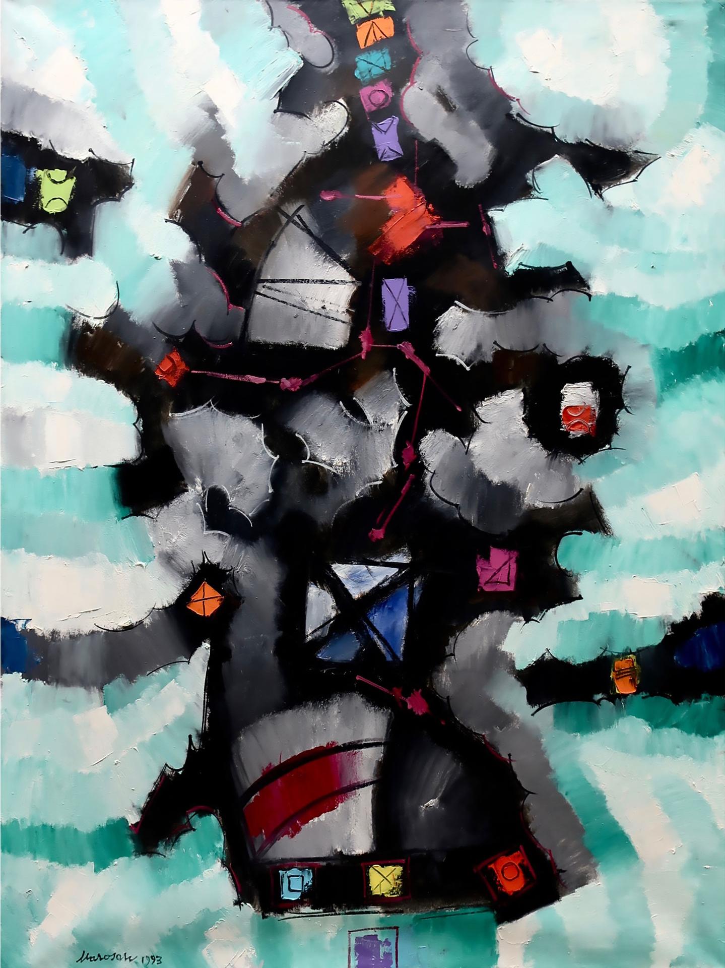 Gyula (Julius) Marosan (1915-2003) - Untitled (Abstract)