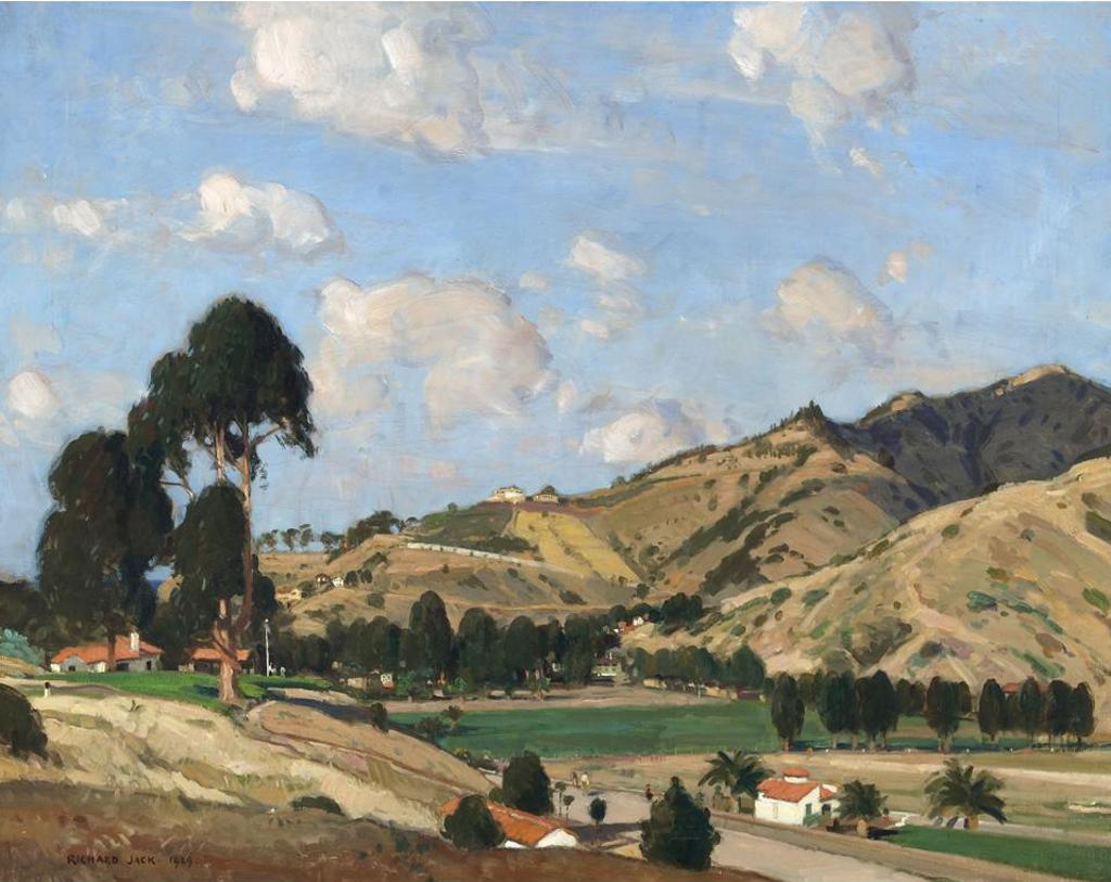 Richard Jack (1866-1952) - Hillside Landscape
