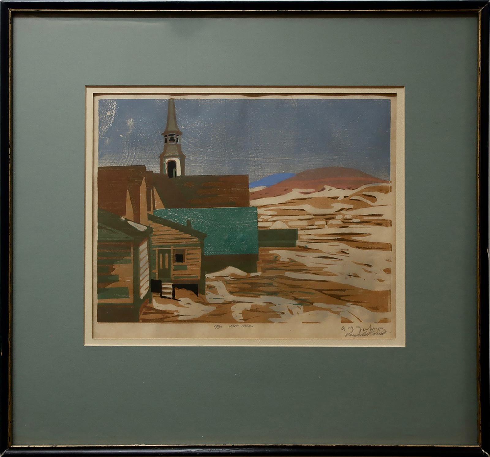 Alexander Young (A. Y.) Jackson (1882-1974) - Untitled (Village Study)