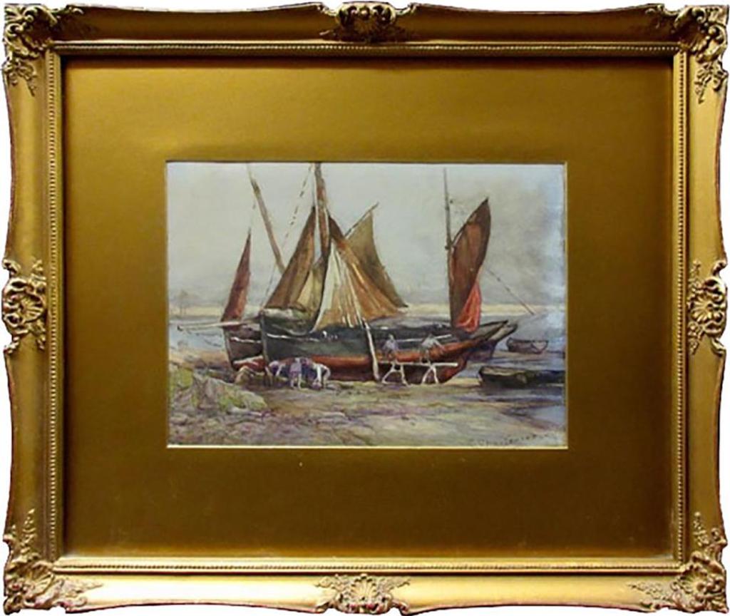 Georges Chavignaud (1865-1944) - Preparing The Boats