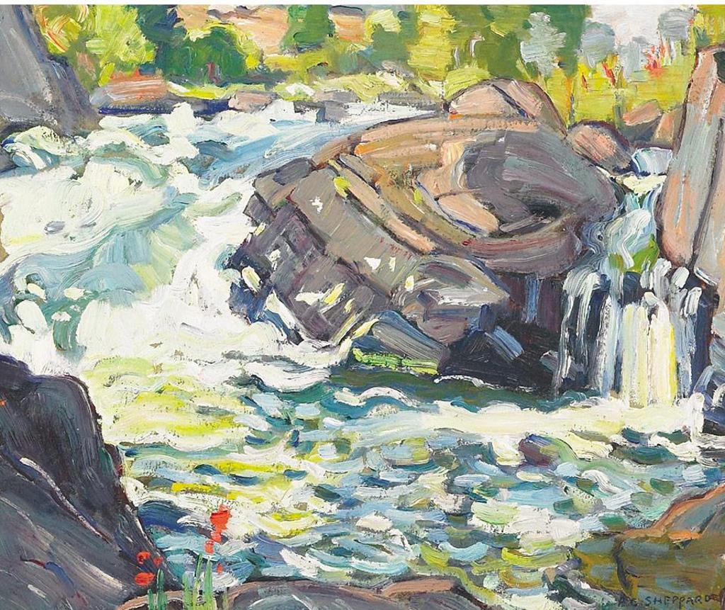 Peter Clapham (P.C.) Sheppard (1882-1965) - Muskoka Rapids