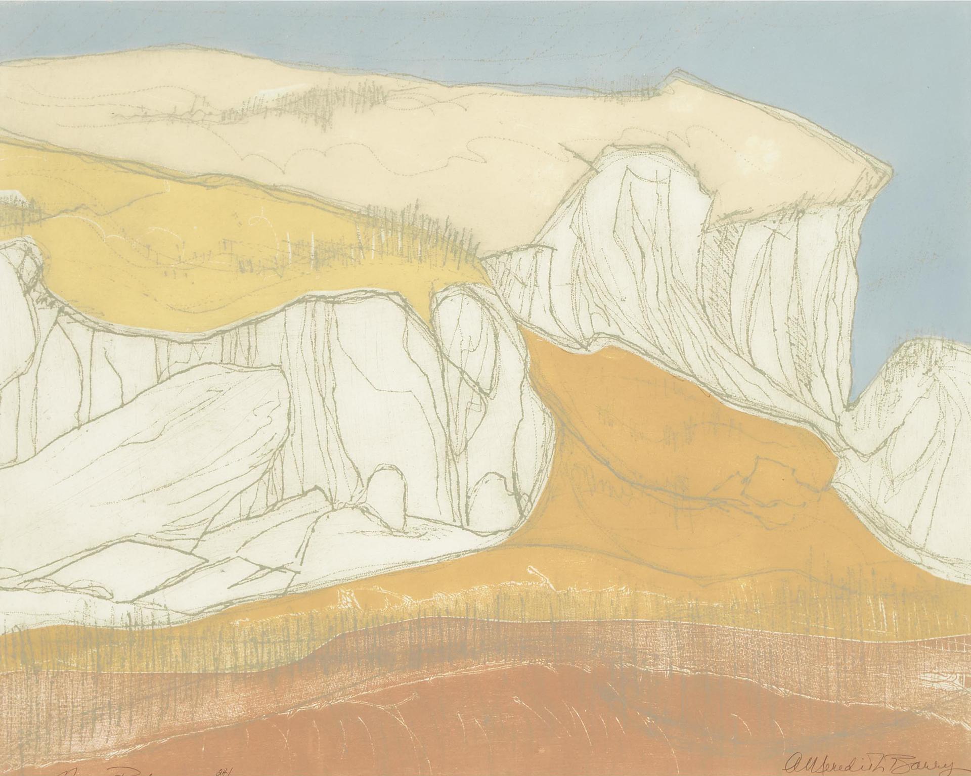 Anne Meredith Barry (1932-2003) - Nipigon Rocks #2