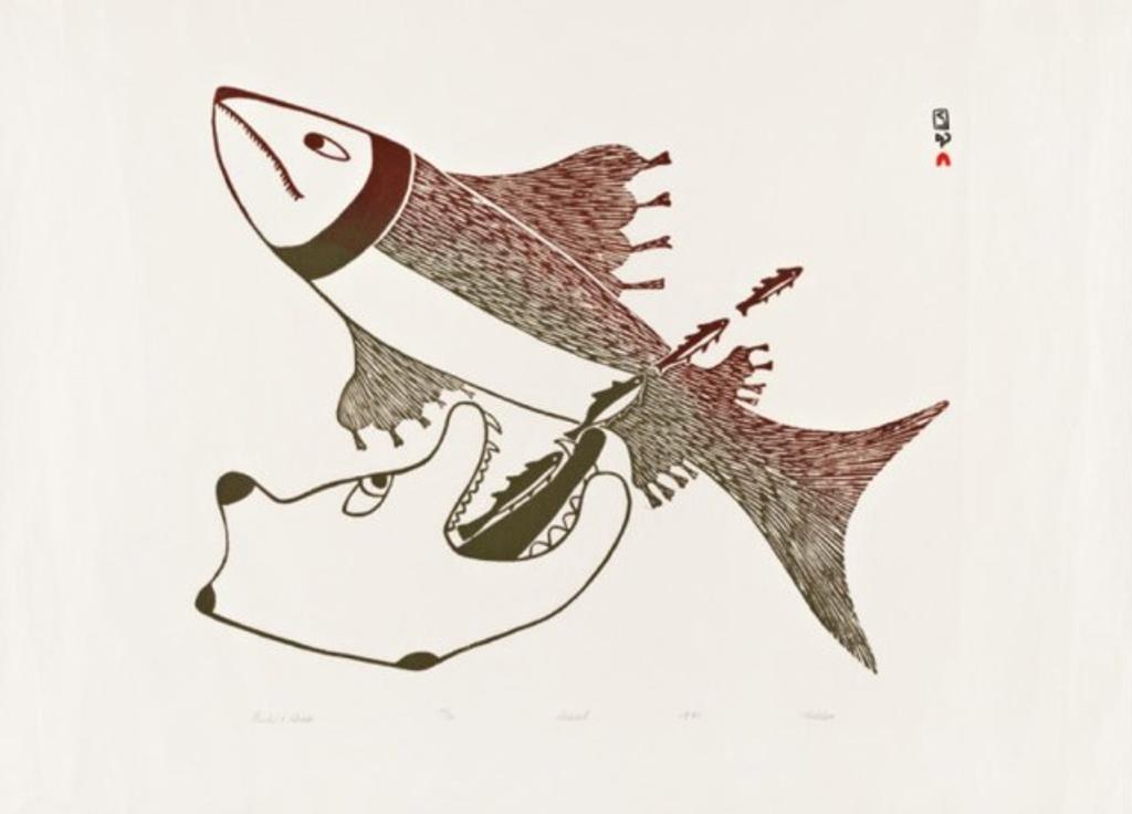 Pudlo Pudlat (1916-1992) - Untitled