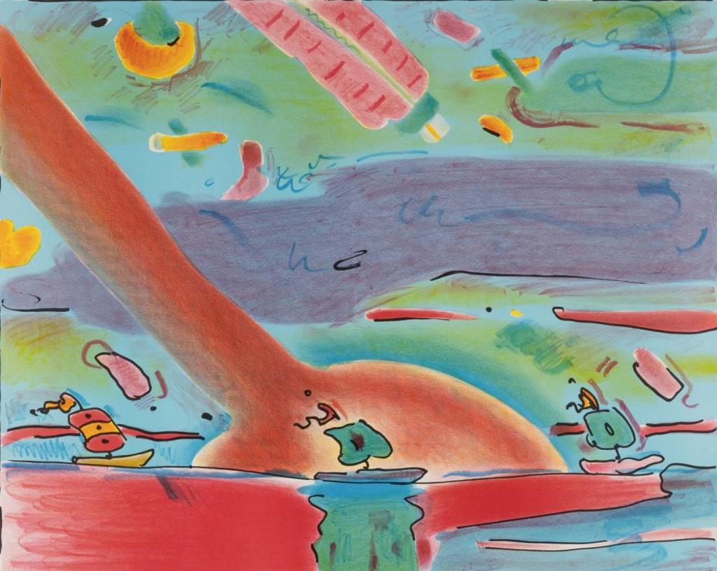 Peter Max (1937) - Sailboats