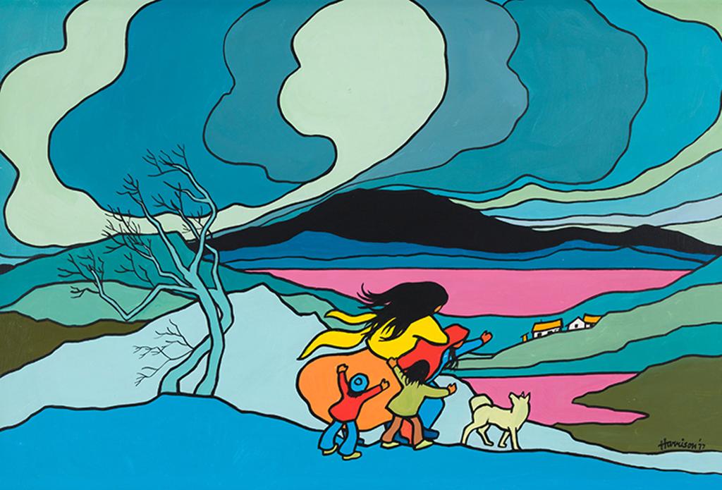 Ted Harrison (1926-2015) - Yukon Storm