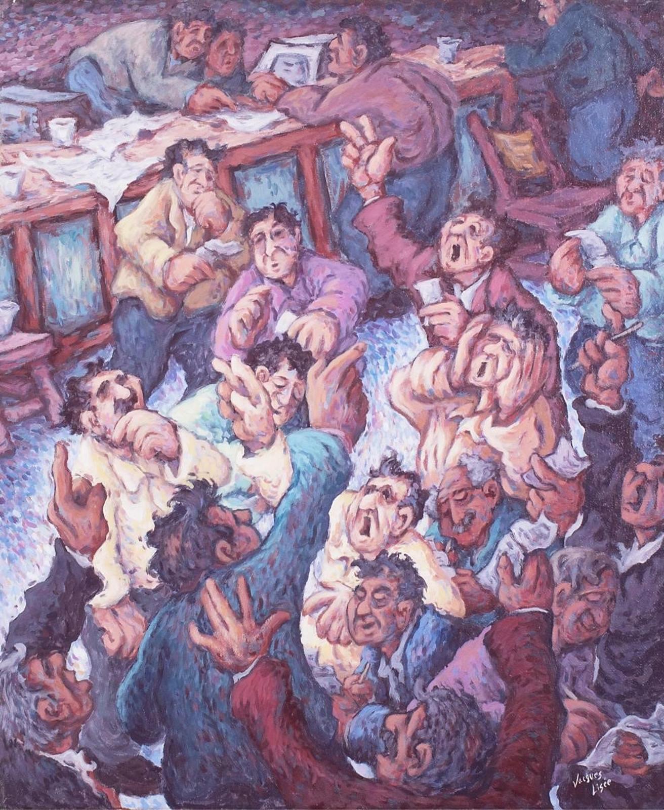 Jacques Lisee (1948) - La Bourse; 1994