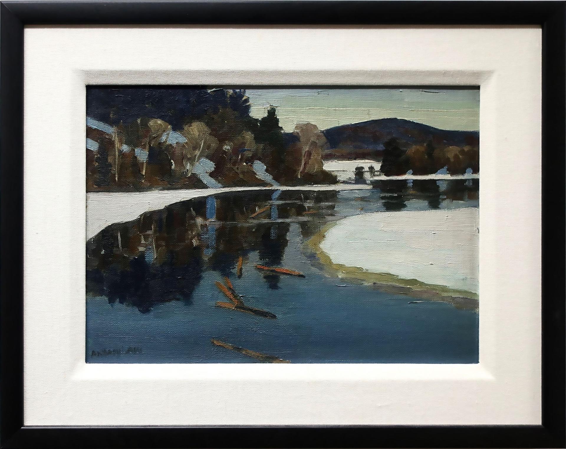 Charles Anthony Francis Law (1916-1996) - Starting To Run The Logs, Gatineau River