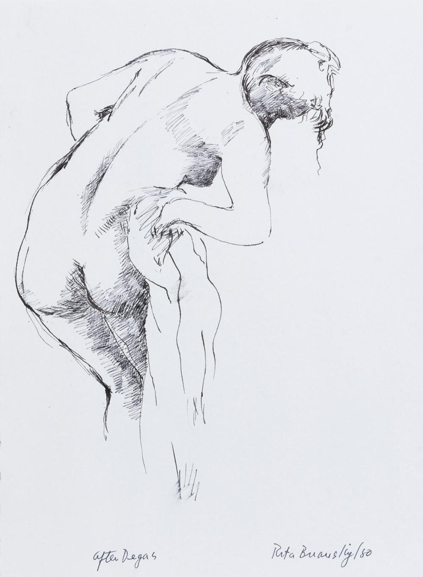 Rita Briansky (1925-1966) - After Degas
