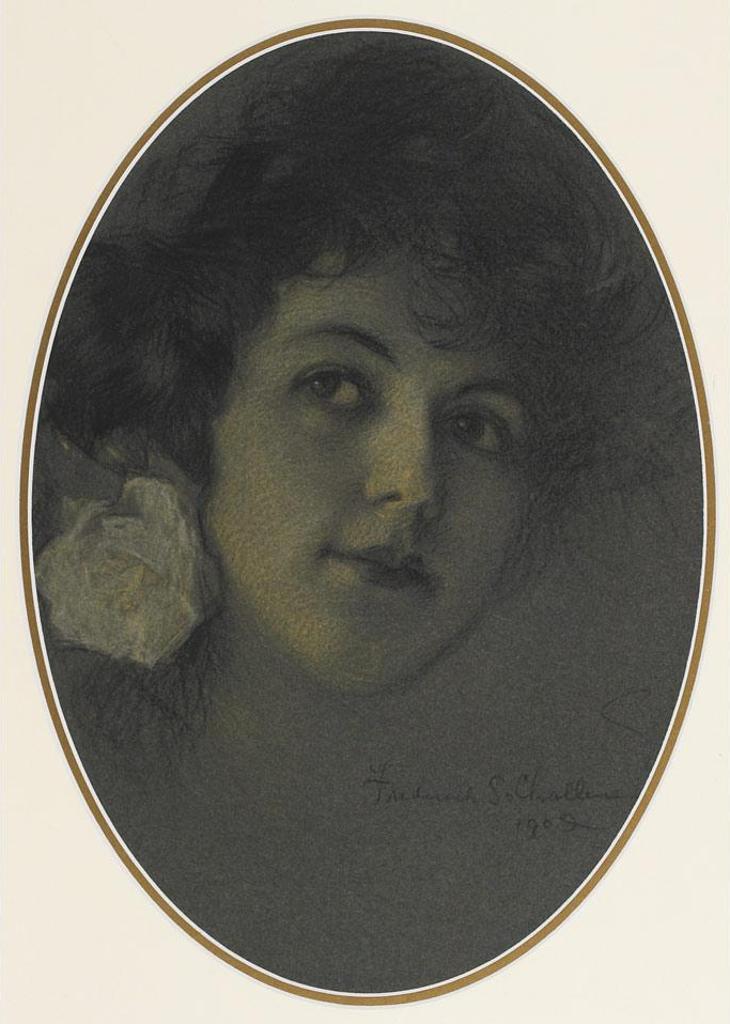Frederick Sproston Challener (1869-1958) - Portrait Of A Friend Of The Artist’S Wife