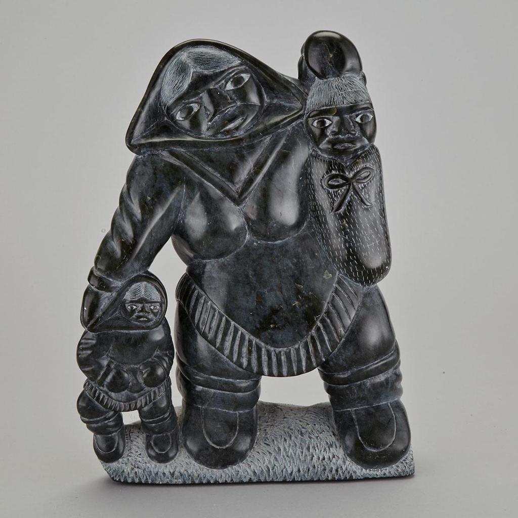 Aisa Qupirualu Alasua (1916-2003) - Mother And Two Children