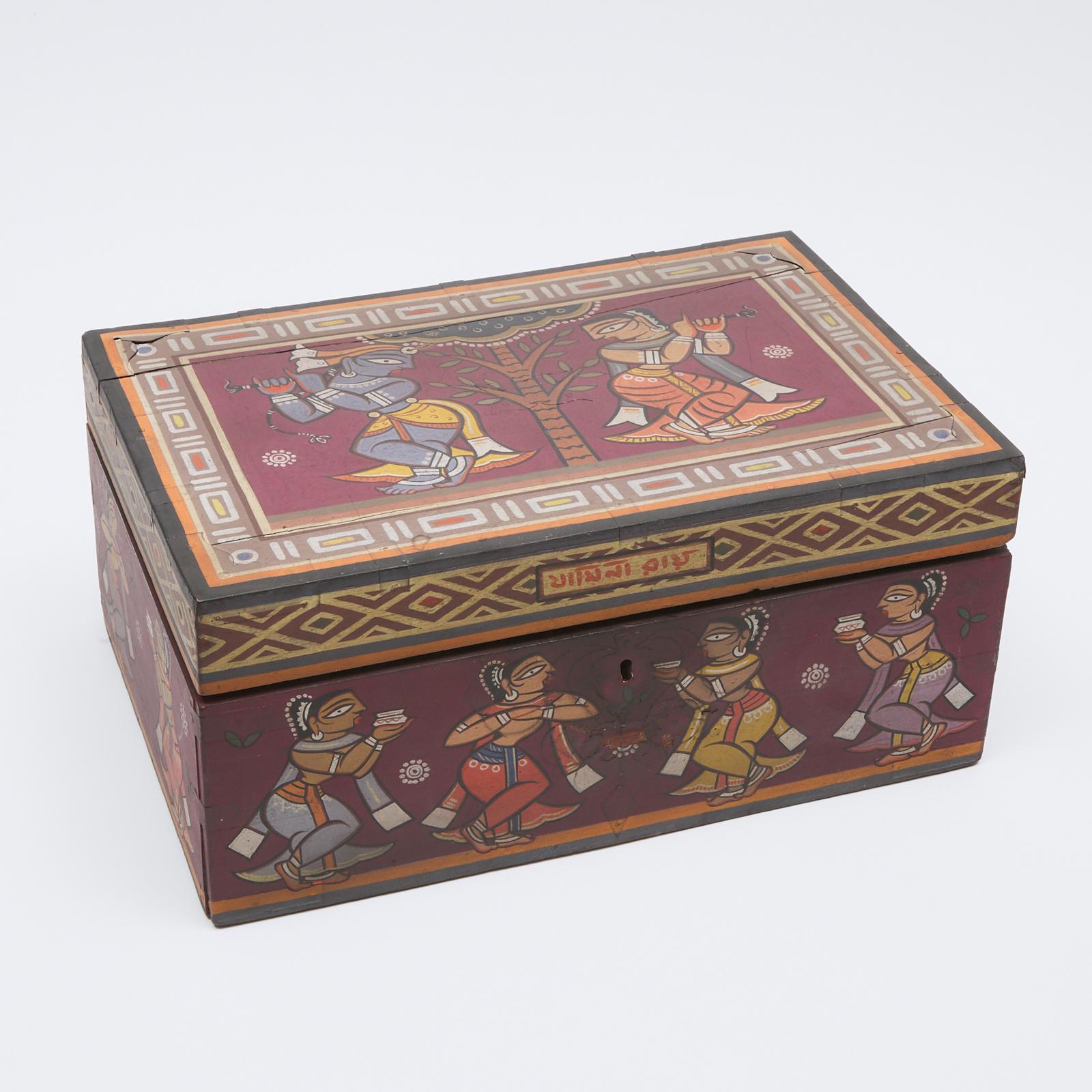 Jamini Roy (1887-1972) - Cash Box, Circa 1950s
