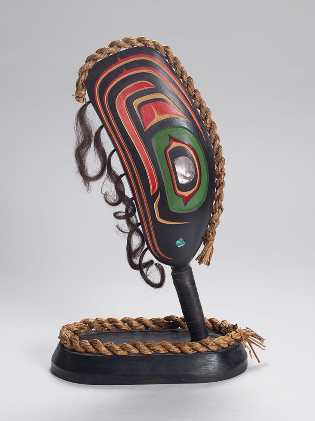 Stanley E. Hunt Iii (1958-2011) - Kwakiutl Mussel Shell Rattle