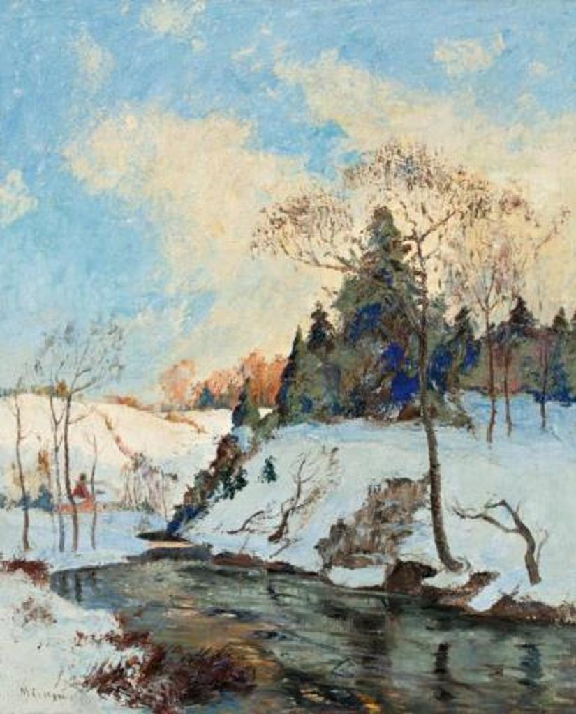 Maurice Galbraith Cullen (1866-1934) - Waterfall on a Crisp Winters Day