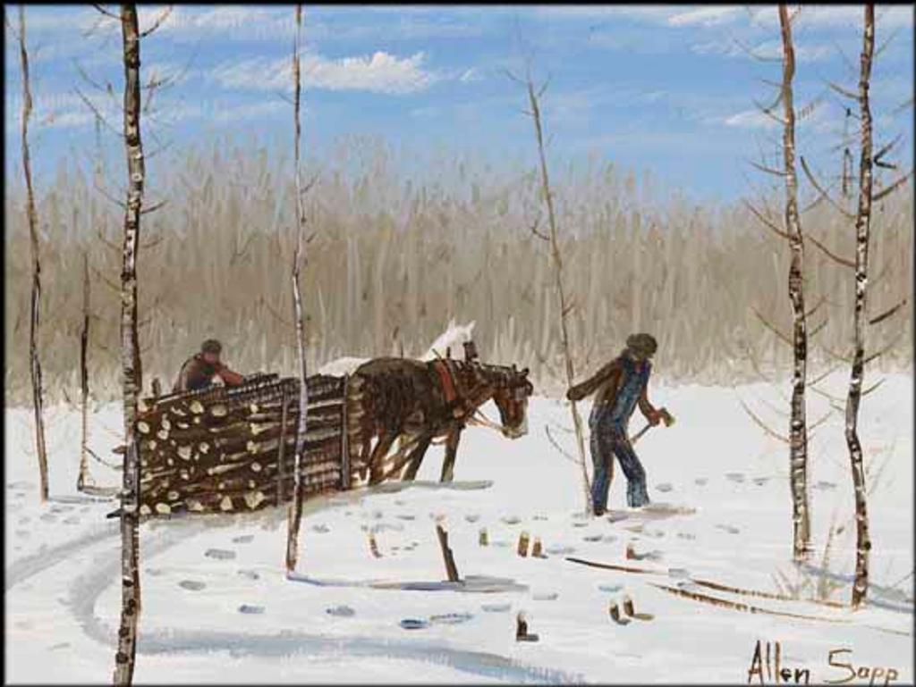 Allen Fredrick Sapp (1929-2015) - Few More Logs to Go