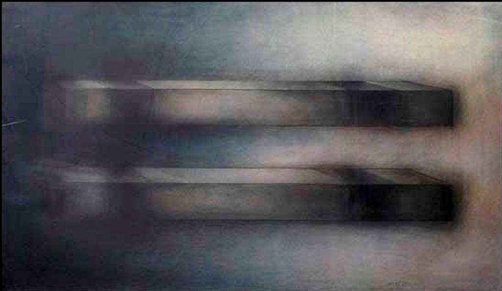 Frank Allen Nulf (1931-2015) - Two Boxes Shifting in Space (02888/2013-14)