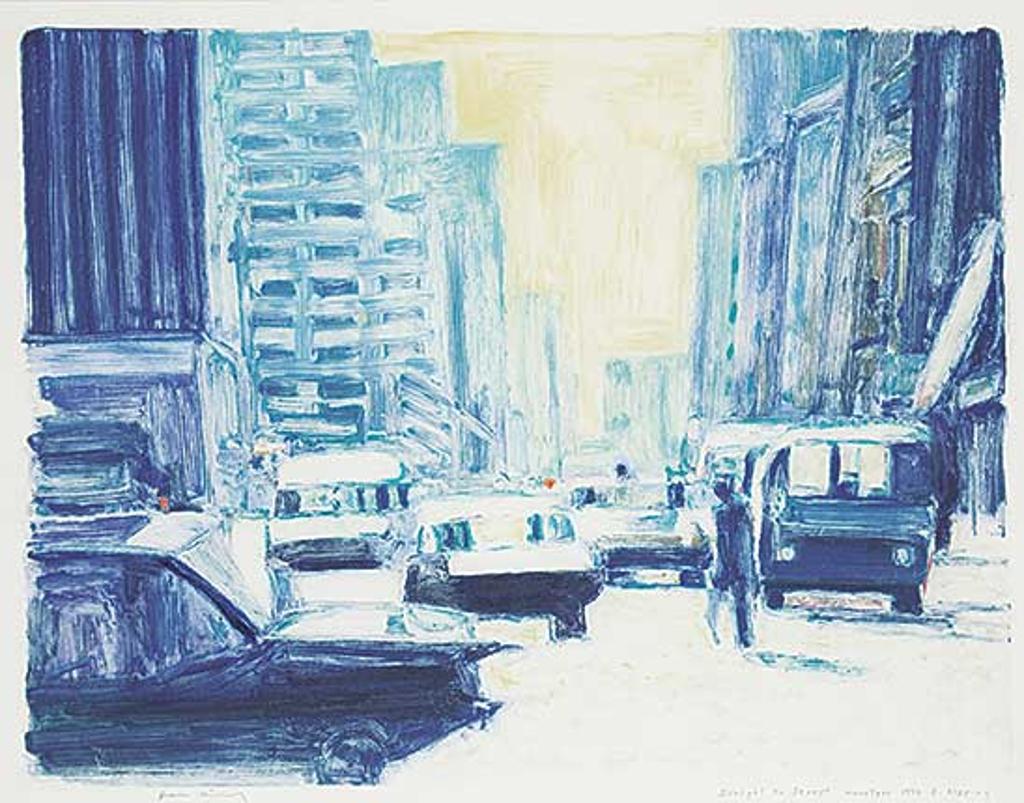 Brian Mark Kipping (1953-2007) - Sunlight on Street