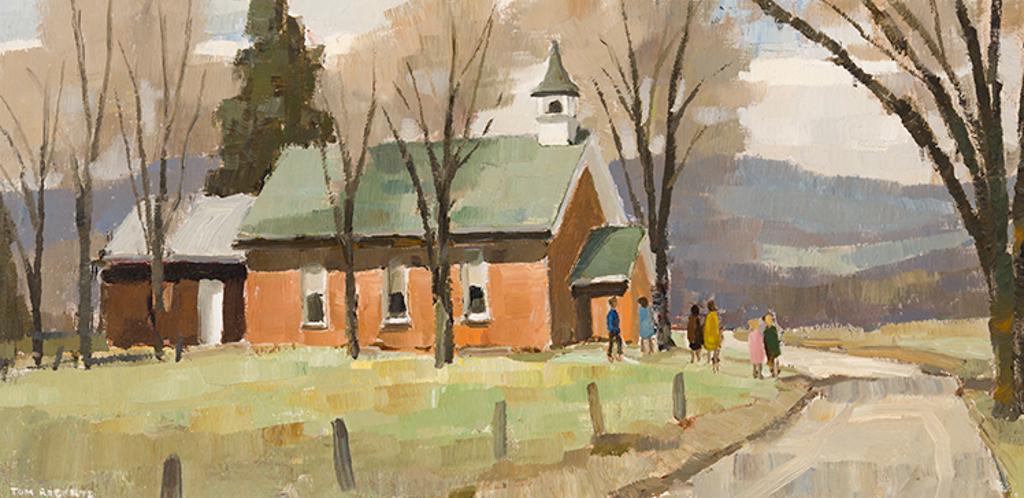 Thomas Keith (Tom) Roberts (1909-1998) - Alton School House in Spring
