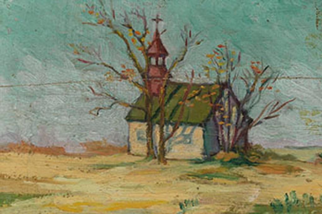 Kathleen Moir Morris (1893-1986) - Church, Berthier-en-Haut