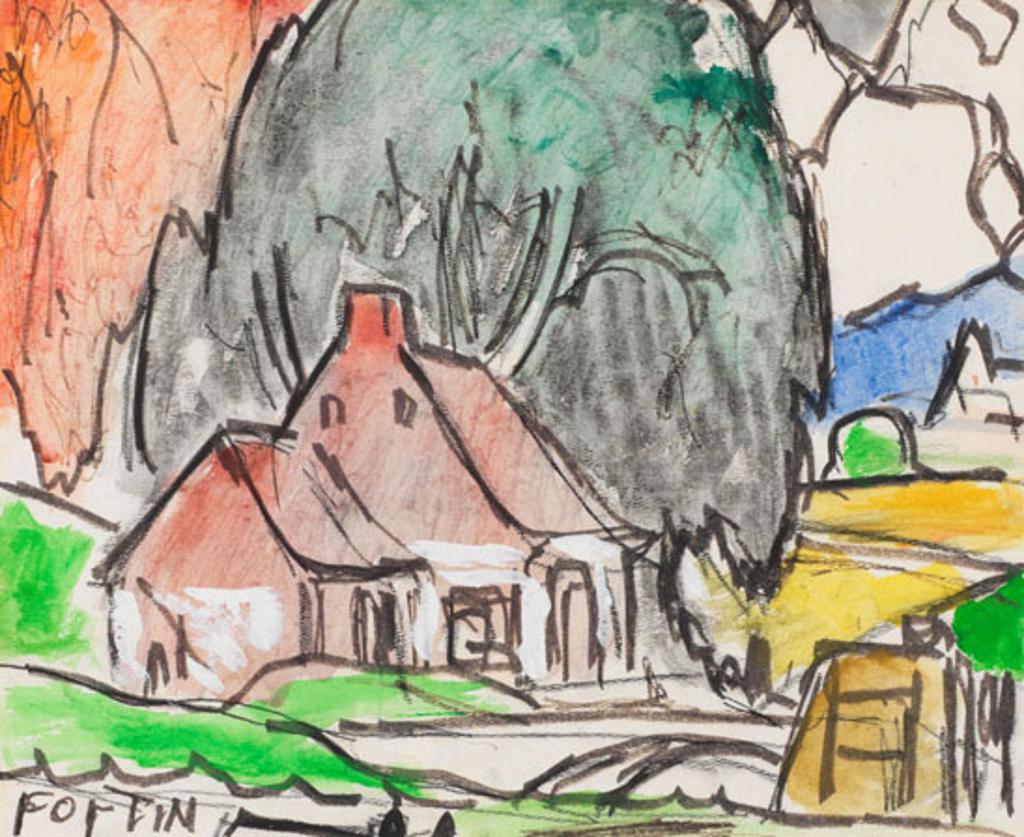 Marc-Aurèle Fortin (1888-1970) - Paysage Laurentien