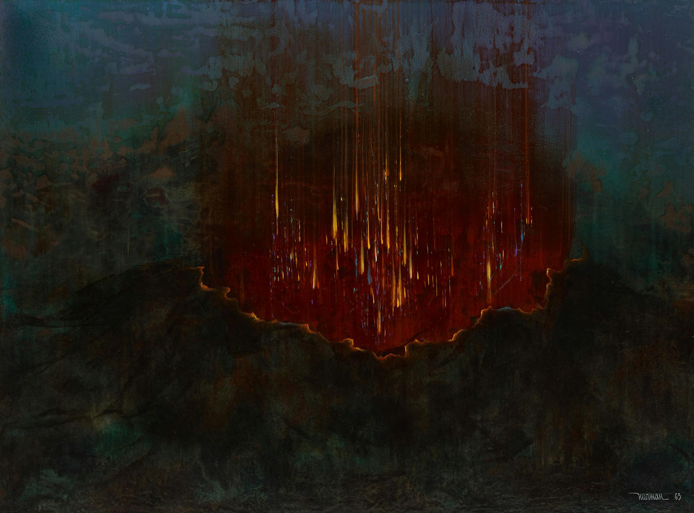 Leonardo Nierman Mendelejis (1932) - Abstract