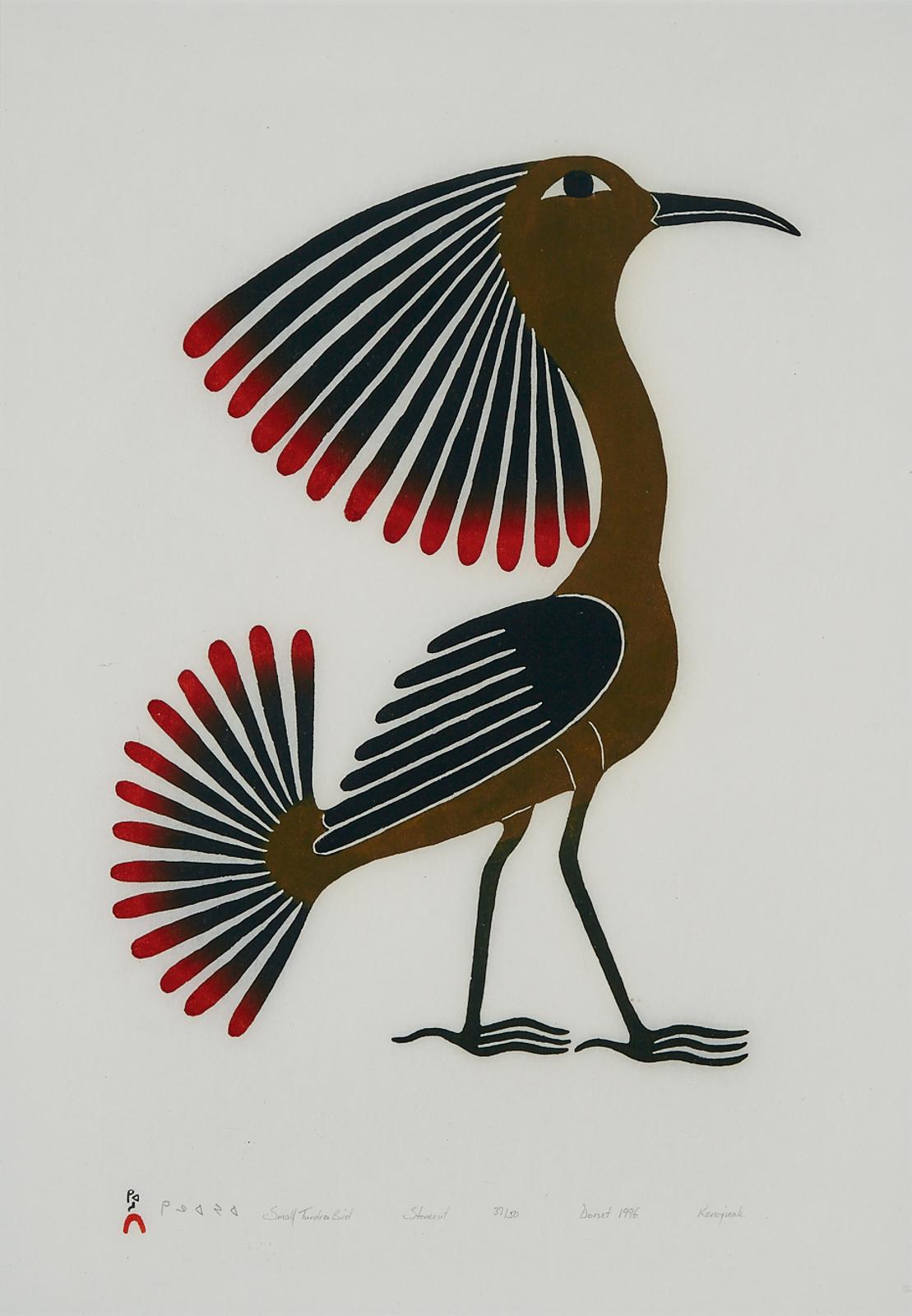Kenojuak Ashevak (1927-2013) - Small Tundra Bird