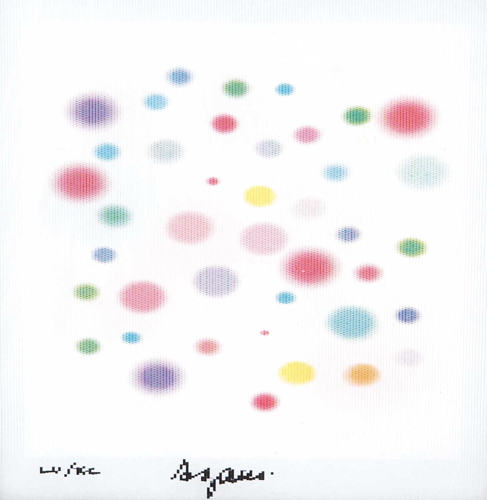 Yaacov Gipstein Agam (1928) - Untitled - Bubbles LV/CX