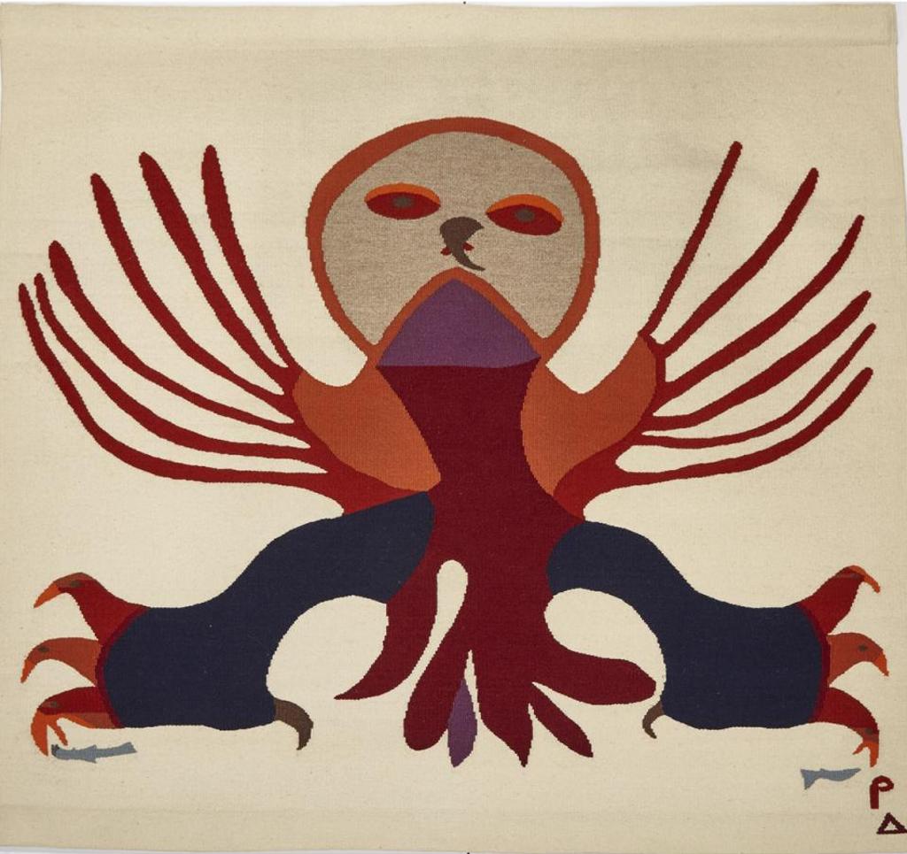 Annie Kilabuk (1932-2005) - Frightened Owl
