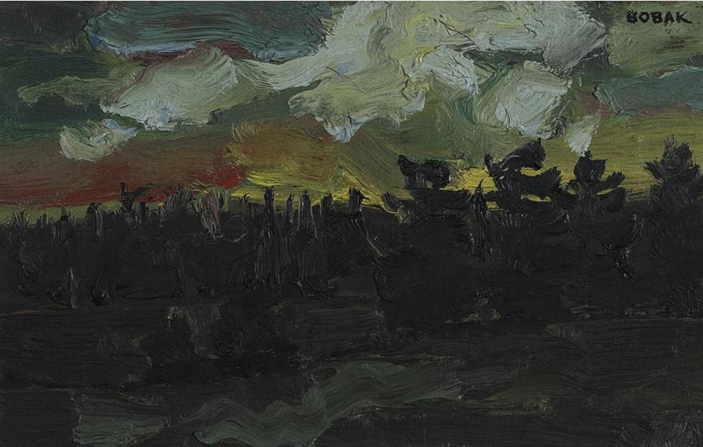 Bruno Joseph Bobak (1923-2012) - Sunset
