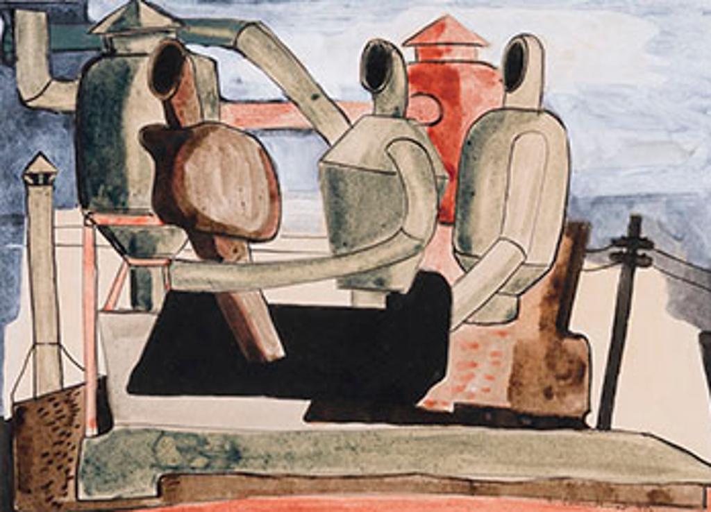 Fritz Brandtner (1896-1969) - Chimney Pots