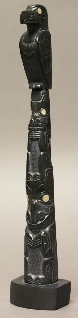 Glen Pollard (1957) - Totem, Two Bears And Raven