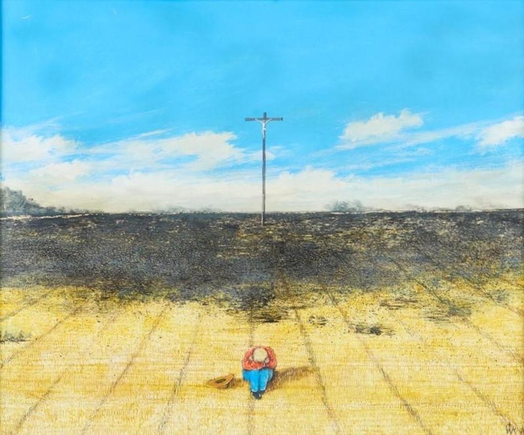 William Kurelek (1927-1977) - Mystic Prairie Theme (1976)