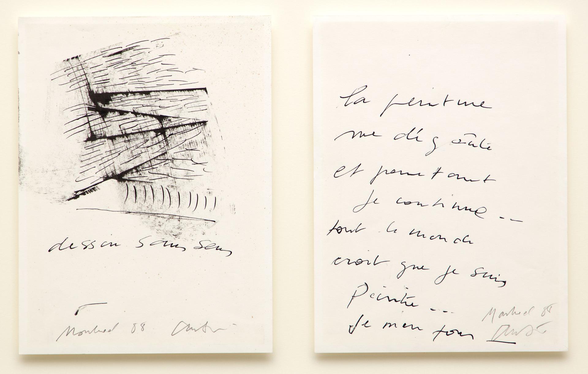 Georges Autard - Sans titre / Untitled (Desssin sans dessein), 1988