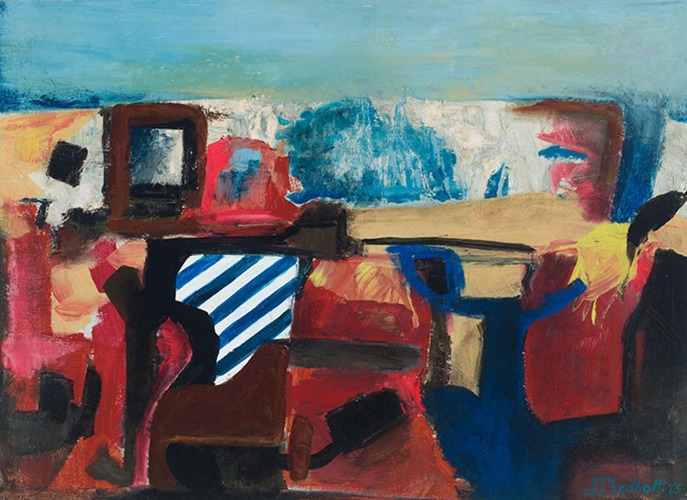 Jack Leaonard Shadbolt (1909-1998) - Mediterranean Landscape