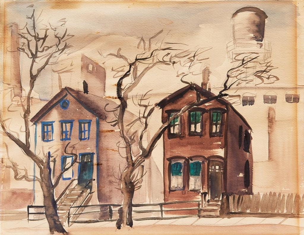 William Arthur Winter (1909-1996) - Winnipeg Street Scene
